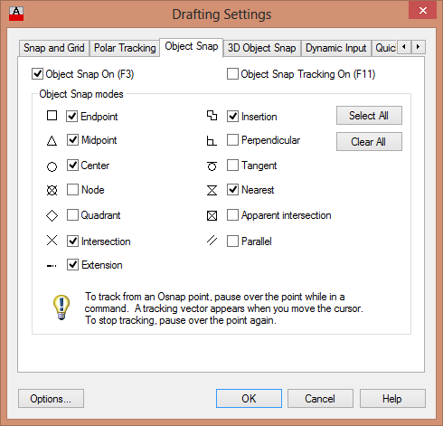 Object snap
