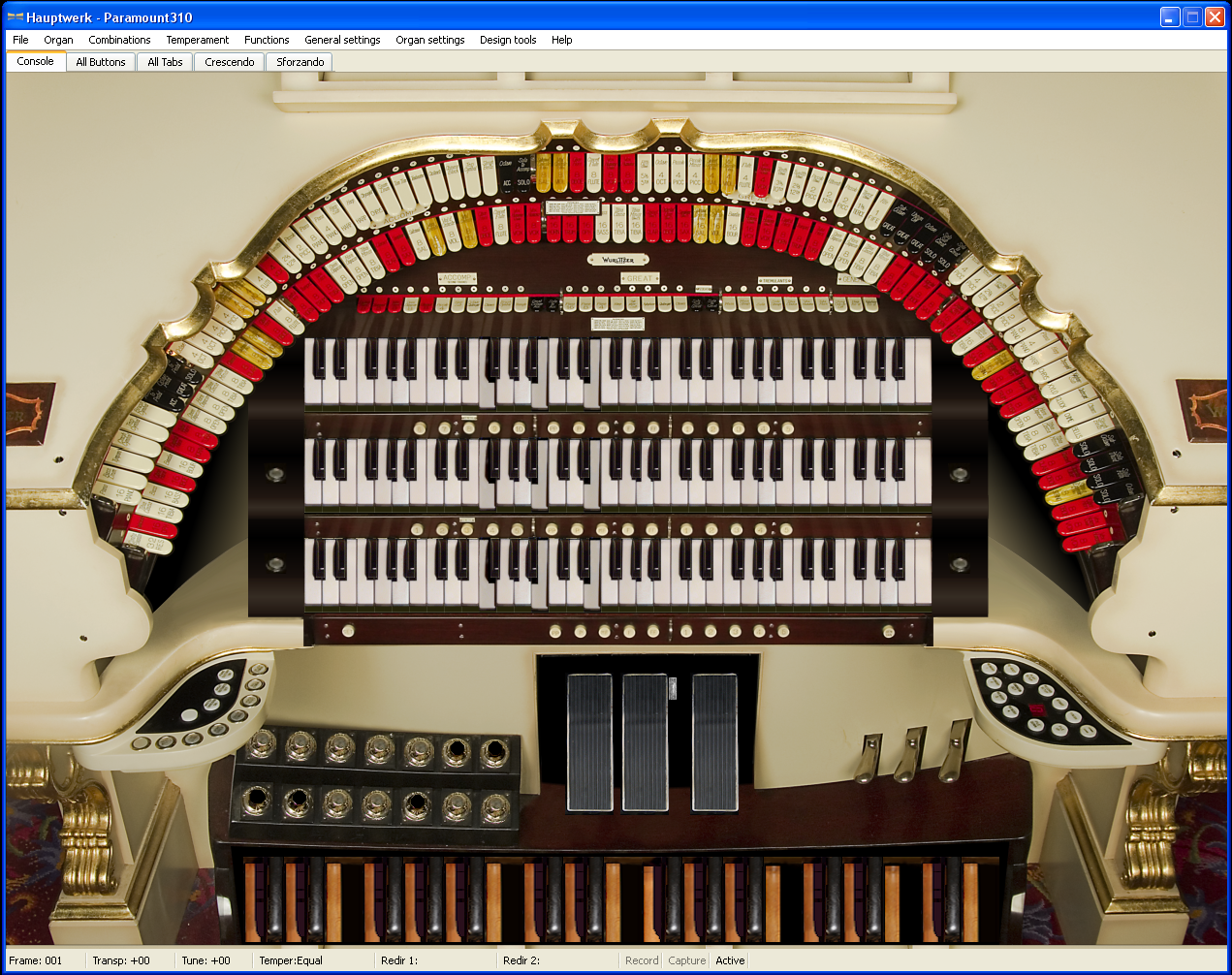 Paramount 310 theater-orgel